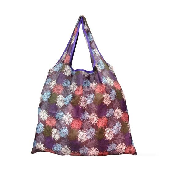 Folding Shopping Bag Reusable Tote Cute Prints Foldable Portable Animal Plants Fabric Grocery Shopping Tote