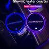 Luminous Car Water Cup Coaster Holder 7 Colorful USB Charging Car Led Atmosphere Light For Mondeo MK5 MK4 MK3