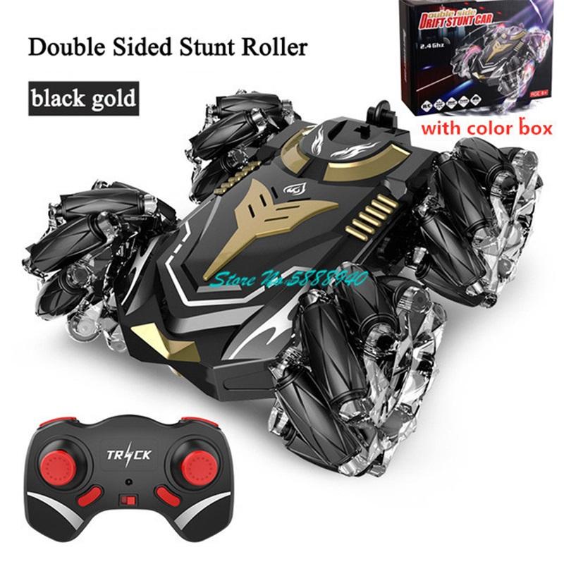 Remote Control Drift Light Music Stunt Dual Driving RC Car 1:24 Lateral Drift 360 Degree Rotating All Terrain Off Road RC Truck