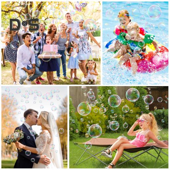 Bubble Machine Stand Automatic Bubble Maker with Night Light And Music Outdoor Vertical Bubbles Machine for Wedding Birthday Picnic Camping Party