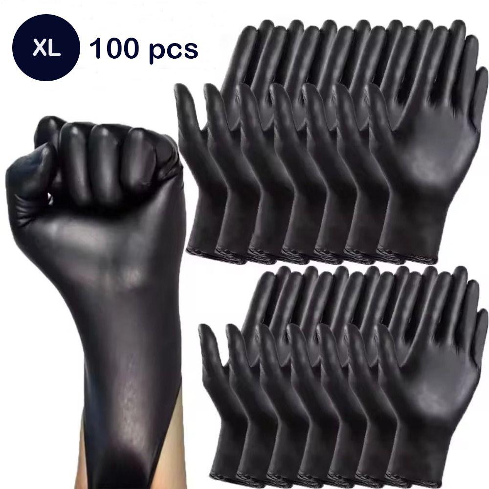 100 Pcs S/M/L/XL Nitrile Gloves Elastic Cleaning Work Gloves High Quality Cooking Gloves