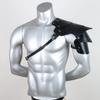 Men's Black Viking Warrior Style Multi-Layered Shoulder Armor Medieval Retro Armor Knight Armor Cosplay Accessory