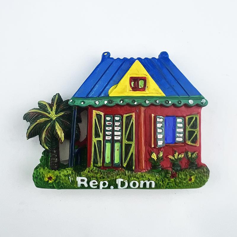Dominikanische Republik Kühlschrankmagnete Kreativ Meerblick Haus Reise Souvenirs Kühlschrankaufkleber Heimdeko Hochzeitsgeschenke