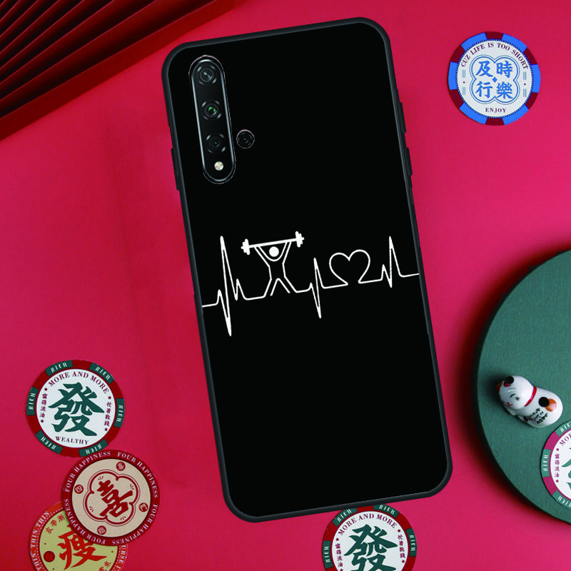 Fitness Bodybuilding Gym For Huawei Nova 11i 8i 12i 12s 9 10 SE Y60 Y70 Y90 Y72 Y73 Y61 Y91 P60 Pro P30 P40 Lite Case