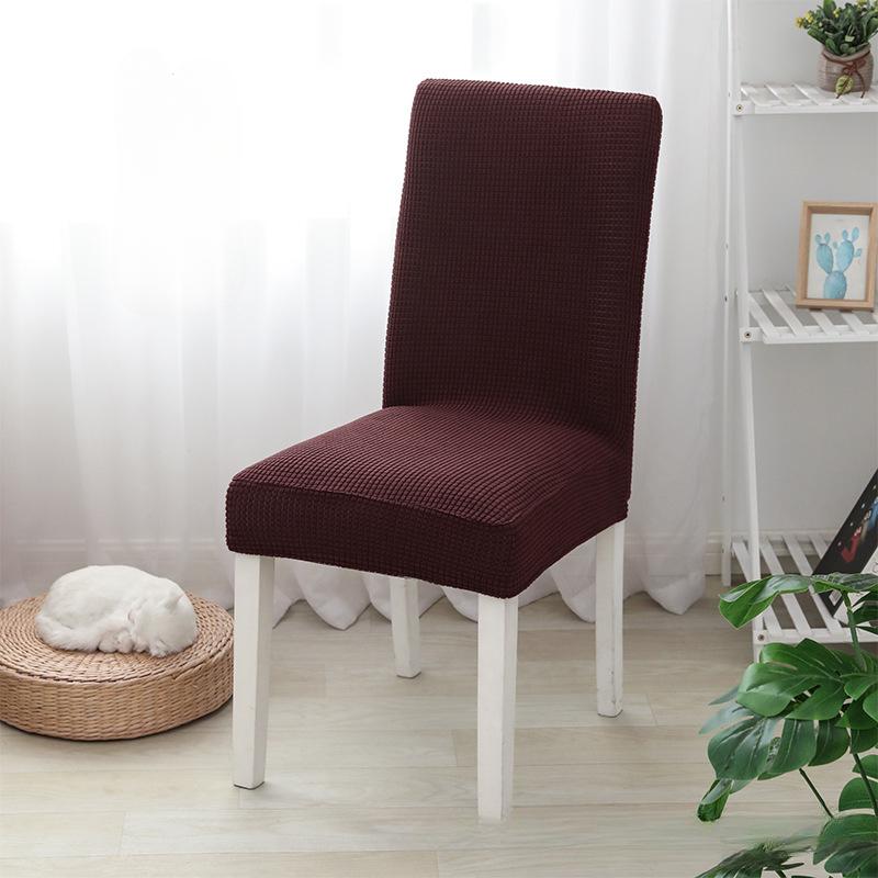 Thickened One-piece Elastic Chair Cover Corn Kernel Pineapple Grid Dining Chair Cover Stool Cover Chair Cover