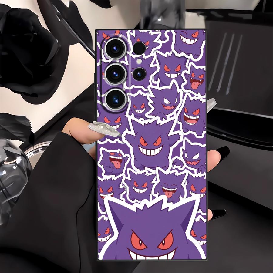 Funda Phone Cover Case for Samsung Galaxy S26 S21 FE S23 S24 Plus Note 20 Ultra 8 9 10 S25 Ultra S20 S10 S9 Cool Gengar Pokemon