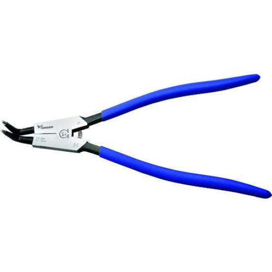 TSUNODA king TTC Жесткий Бит Съемник Стопорных Колец Вала Изогнутые Плоскогубцы, Тип, Губки, 300 мм, SEB-300P синий