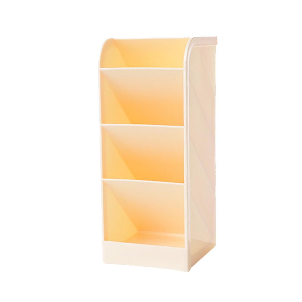 

Многофункциональный пластиковый ящик для хранения канцелярских принадлежностей, органайзер для косметики и макияжа бежевый