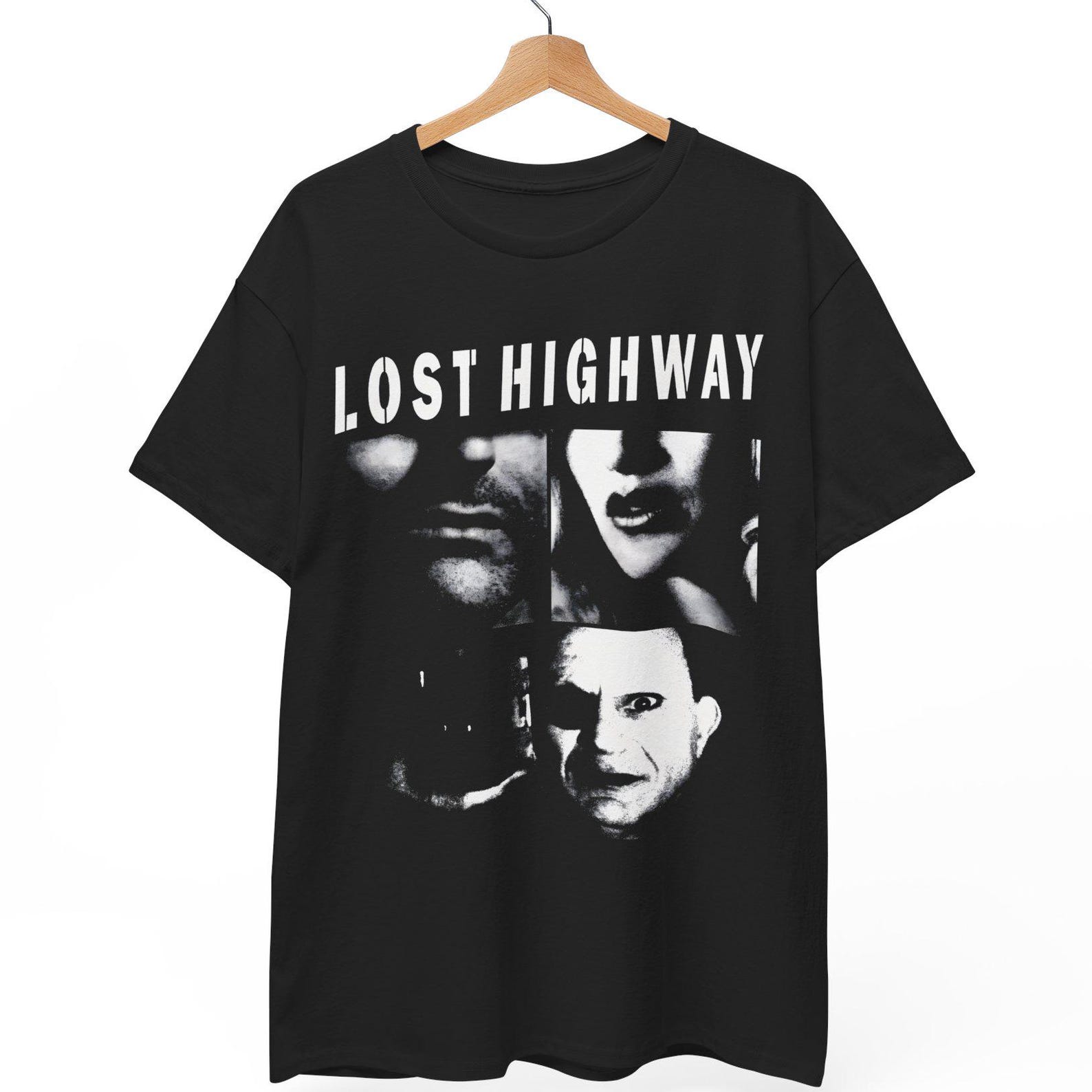 Lost Highway T-Shirt - David Lynch Classic Movie Tee - 90s Psychological Horror Graphic Shirt - Unisex S to 5XL 3XL