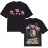 Swedish Bladee 333 Harajuku Tshirts Skate Drain Gang Album Graphics Print T Shirt Mens Short Sleeve Tshirt Hip Hop Y2K Clothes