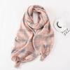 2025 New Striped Plaid Versatile Scarf Women's Winter Explosive Macaron Thickened Warm Couple Shawl Women