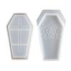 Halloween Coffin Storage Box Mold with Lids Epoxy Crystal Resin Silicone Mold for DIY Home Decoration Jewelry Storage