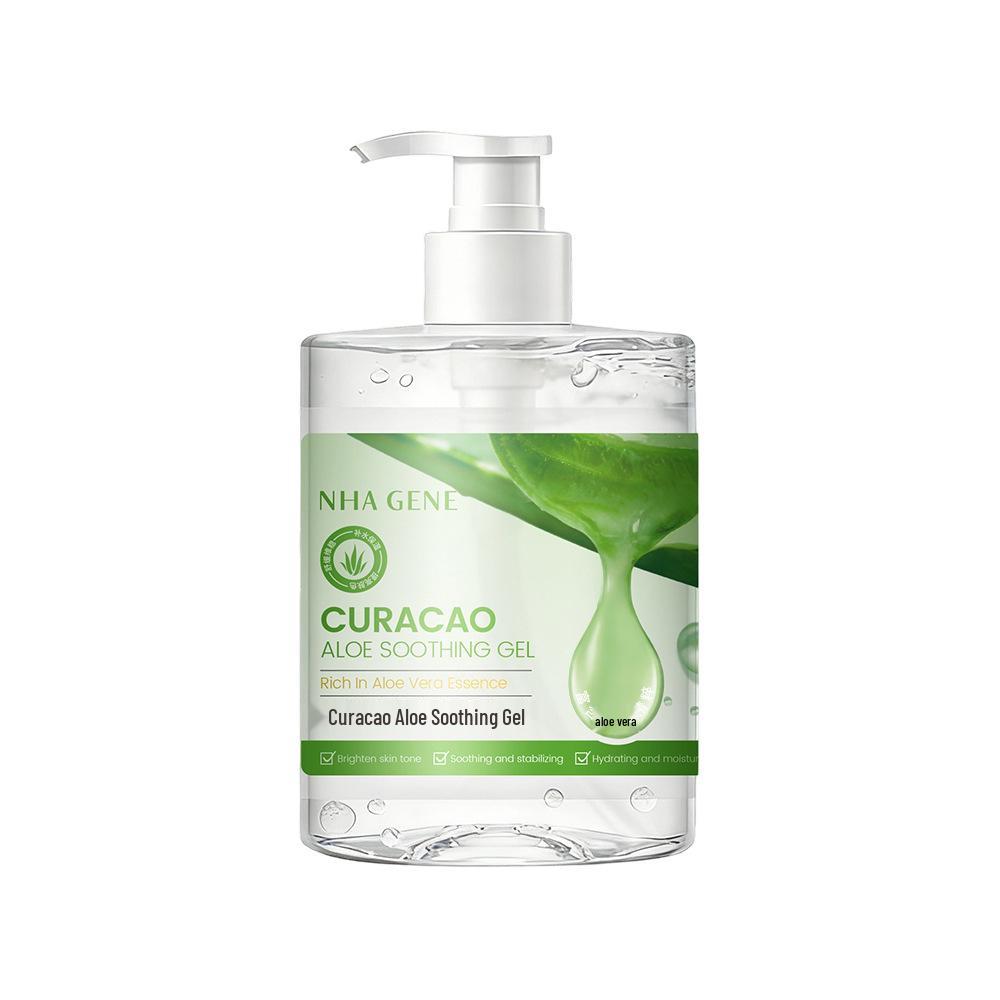 NHA GENE Curaçao Aloe Soothing Gel: Hydrating & Fast-Repair Post-Sun Relief for Sensitive Skin Curaçao Aloe Soothing Gel 500g