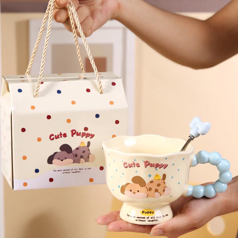 Ceramic Puppy Mug Set