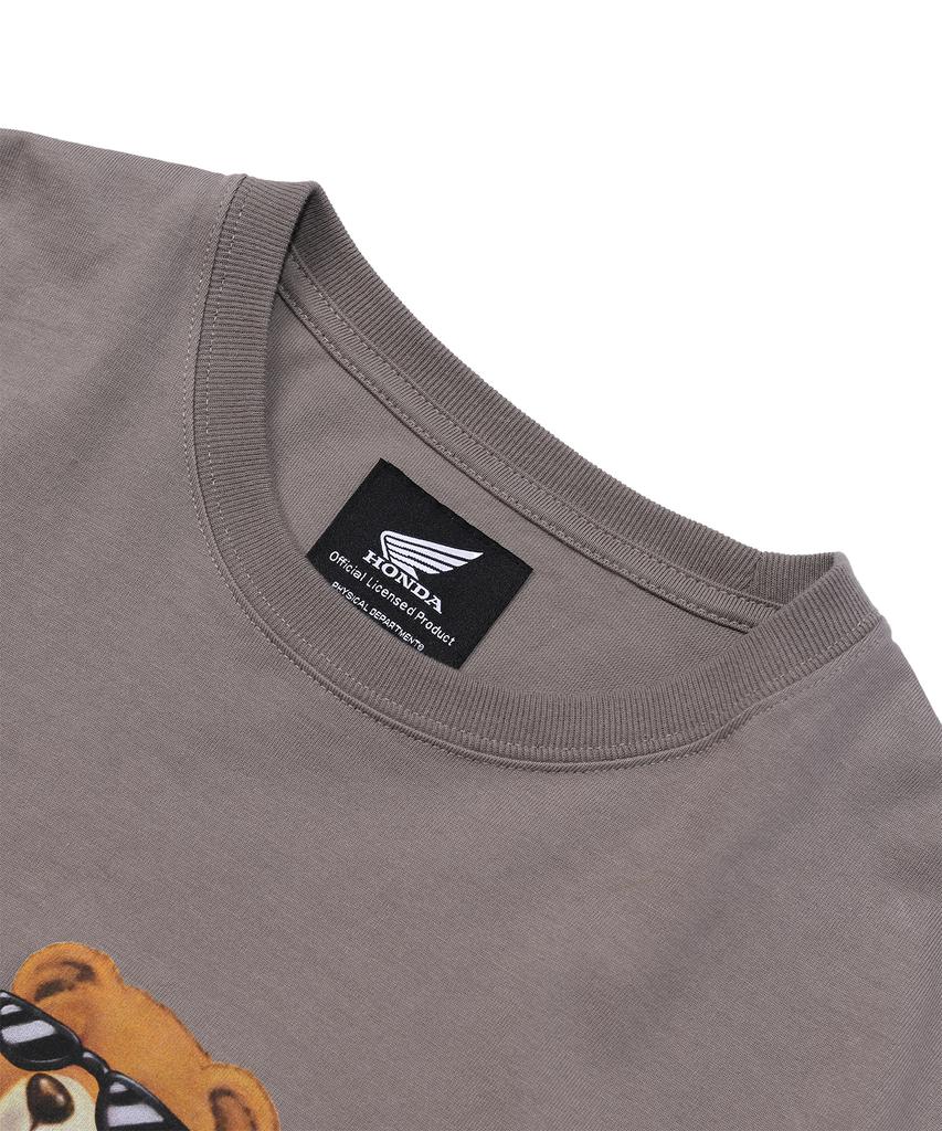 PHYPS MOTORCYCLE Honda Bear T-Shirt Brown