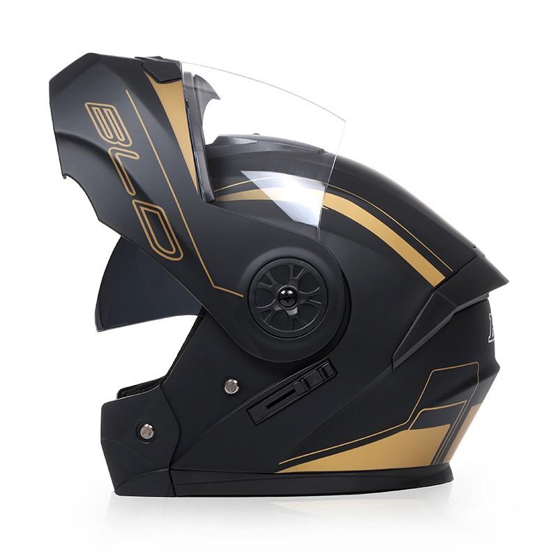 BLD Factory-direct Electric Motorcycle Helmets With Dual Lenses Removable Detachable Cycling Men Women