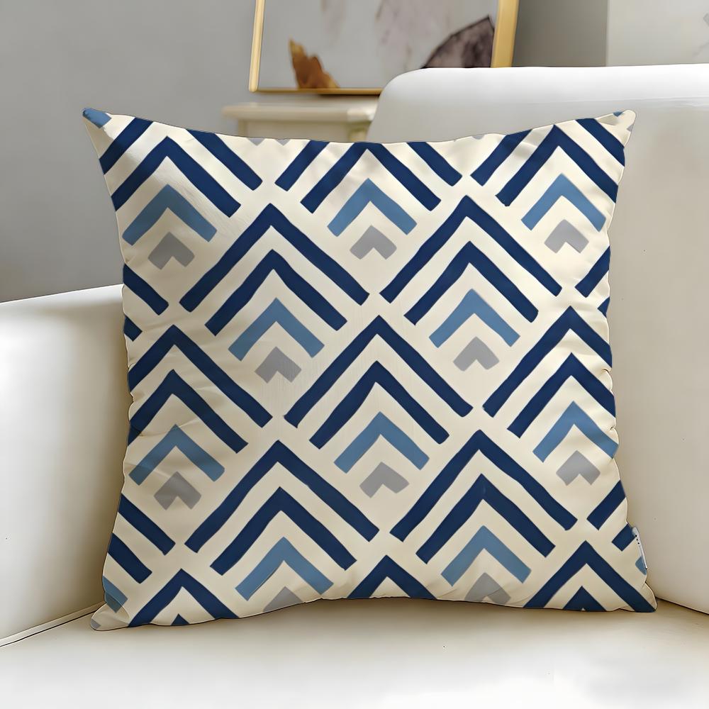 Cute Cartoon Texture Cushion Cover Soft  EasyWash Pillow Case  Versatile for Couch Bed Travel and Office