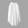 Embroidered Shirt for Spring and Autumn Fashion Designmid-length Casual Loose White Shirt