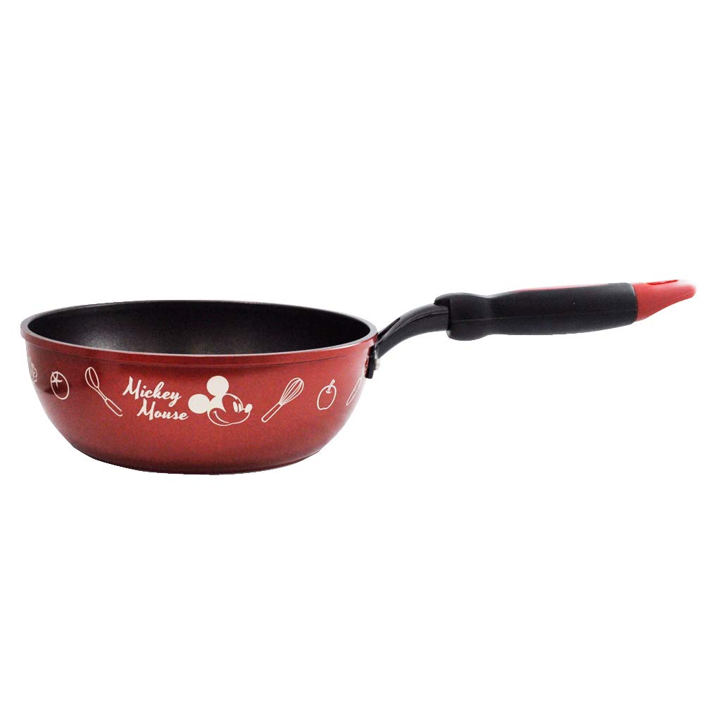 Skater Compatible Frying Mickey Mouse Disney AFP20 (skater) IH/Gas Diamond-Coated Pan, Deep, 20cm, Design,