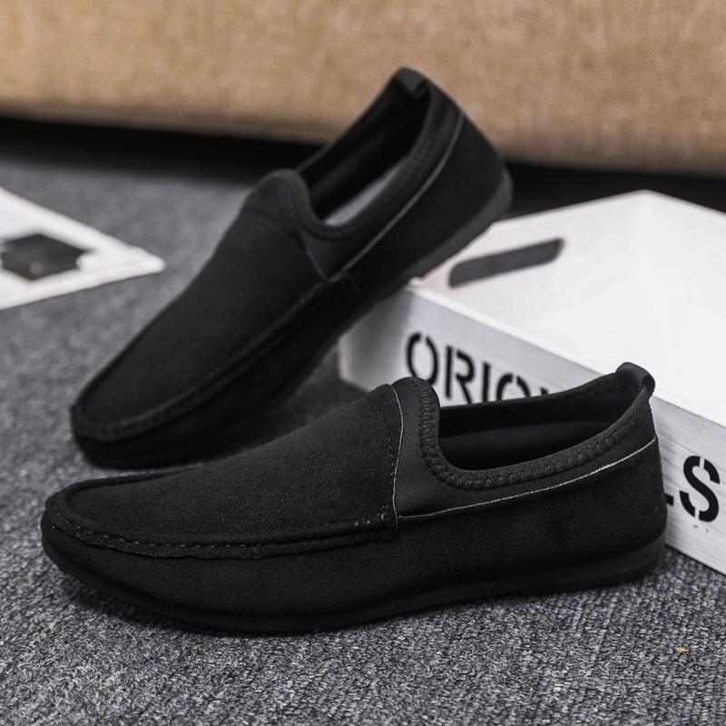Summer Men Casual Shoes Fashion Man Loafers Breathable Flats Comfortable Lazy Driving Shoes Outdoor Non-slip Soft Canvas Shoes