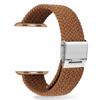 Adjustable Braided Watch Bands for Apple Watch Series Ultra 9 8 7 Folding Clasp Nylon Strap for IWatch 4 5 6 38 40 42 44 41 45 49mm Bracelet