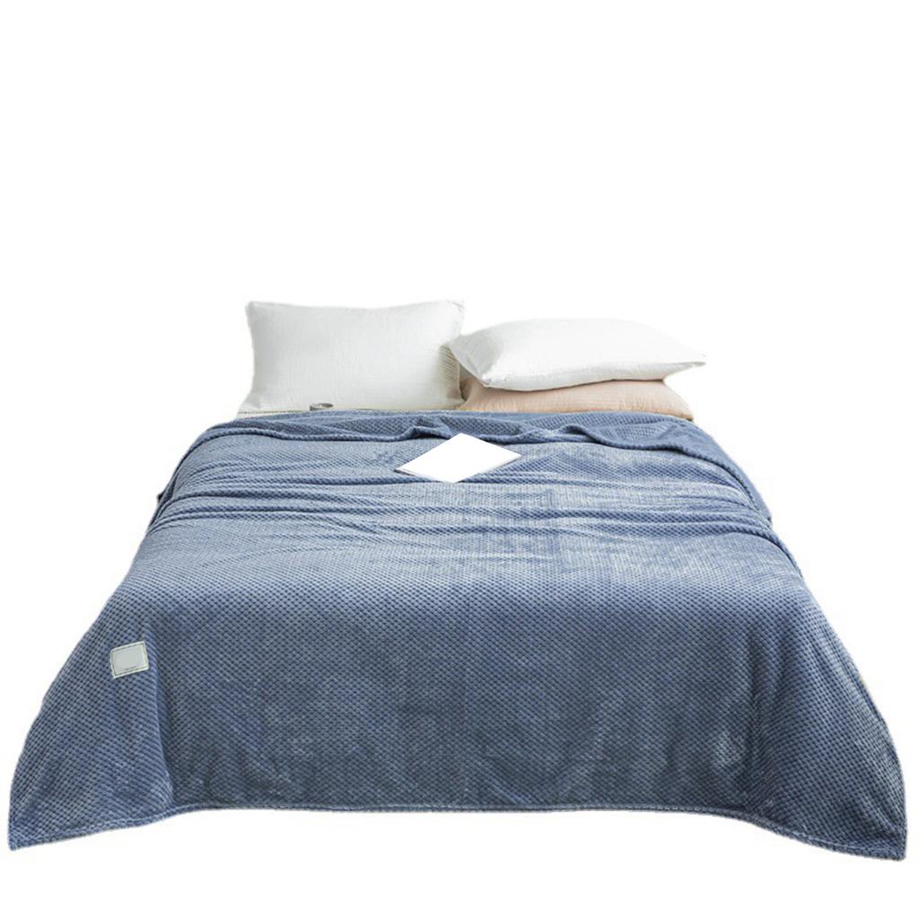 Kühlende Decke Milchfleece Gitter Jacquard Decke Sommer Kalt Einzelne Nickerchen Decke für Sofa Bett