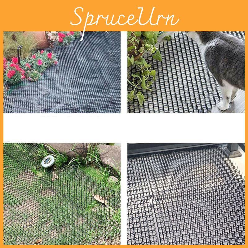 Proteggi i tuoi vasi e i tuoi fiori con il nostro tappetino antiscivolo per gatti e cani, sicuro per gli animali domestici, con punte in plastica sicure
