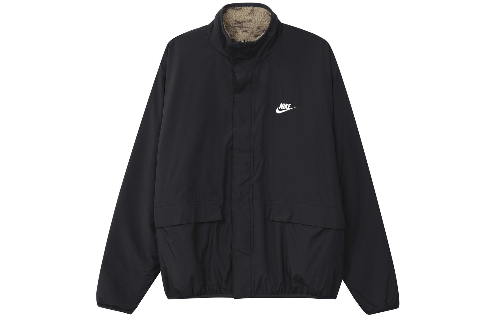 Nike Sportswear Club Fleece Plus Reversible Winterized Top Jacket DQ4885-010 M