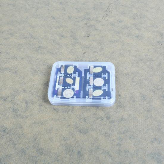 Memory Card Storage Box Transparent Waterproof Portable TF SD-Card Protective Case Holder for Mobile Phone