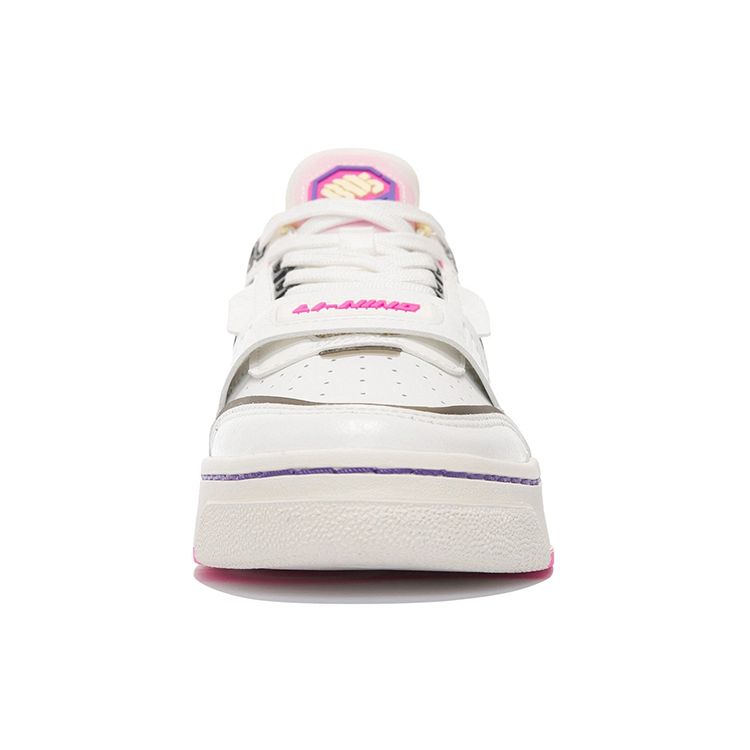 Li Ning Rookie Amortyzujące Antypoślizgowe Trwałe Niskie Retro Buty do Koszykówki Damskie sneakersy Off-White ABCS024-1