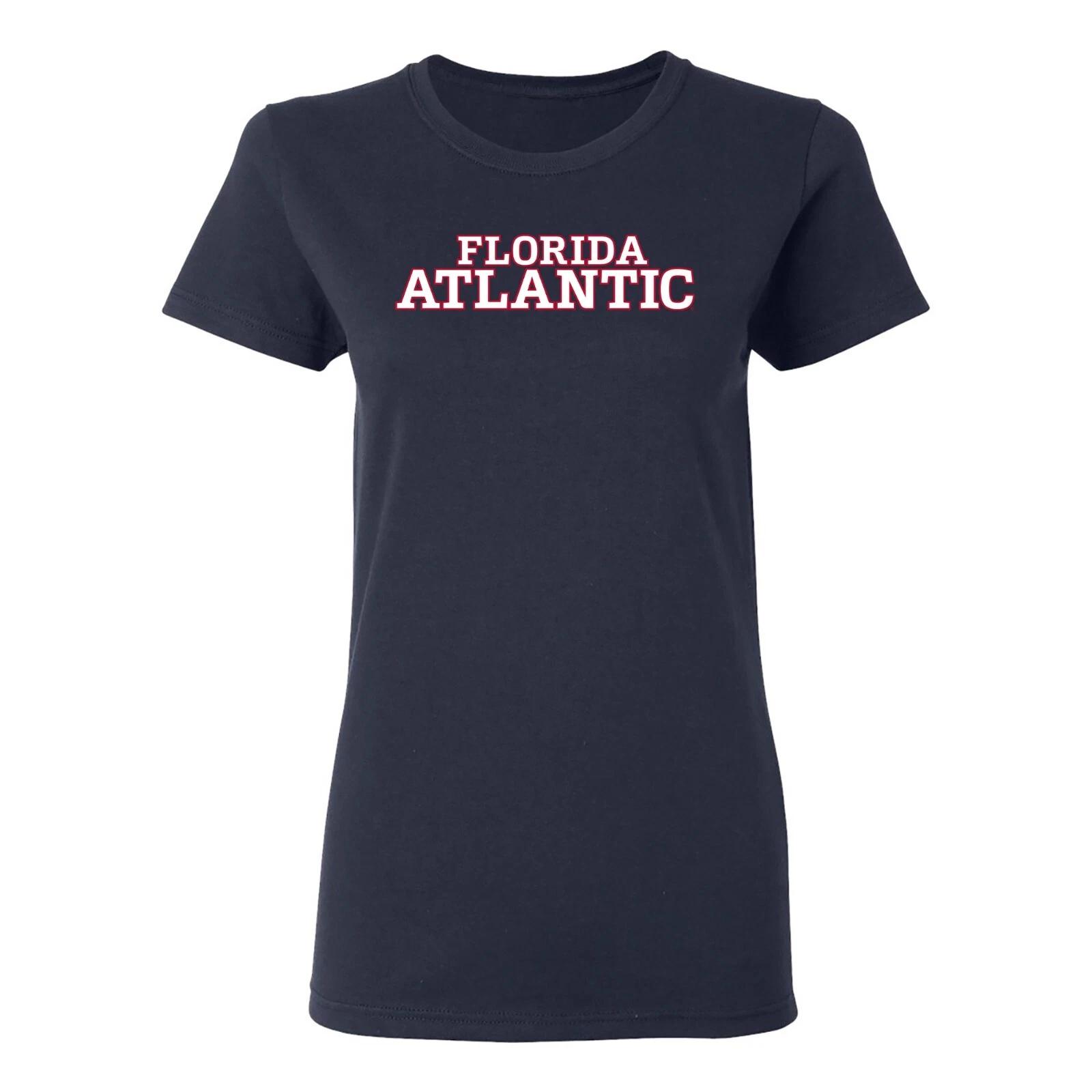Florida Atlantic Owls Basic Block Womens Shirt - Navy 4XL