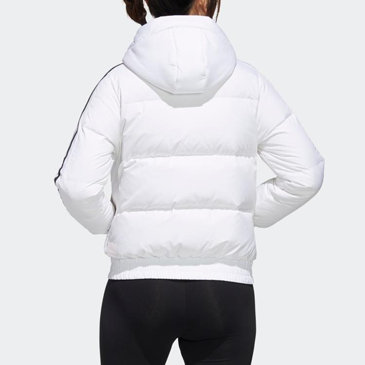Adidas Neo Casual Warm Hooded Down Jacket Women Outerwear White GJ8822