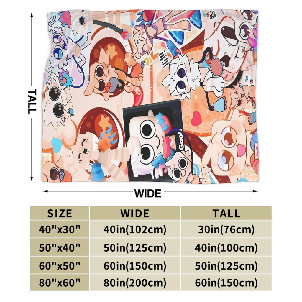 Dandys World Shelly Blanket Catoon Wool Novelty Breathable Throw Blankets for Coverlet Spring/Autumn