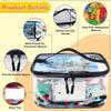 Building Blocks Storage Bucket with Mesh Toy Organizer Container for Kids Blocks Small Parts Organizer Home Storage Solution