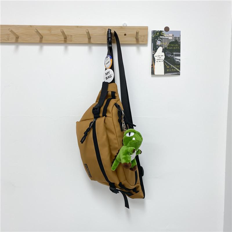 Modna unisexowa torba crossbody na klatkę piersiową i biodrowa do użytku codziennego, sportowego lub studenckiego