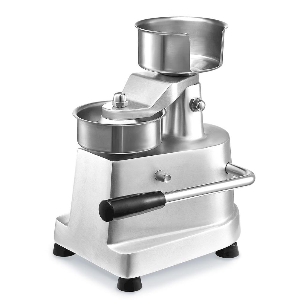 Commercial Burger Patty Maker, 130mm/5inch Hamburger Beef Patty Maker, Heavy Duty Food-Grade Stainless Steel Bowl Burger Press Machine, Kitchen Meat