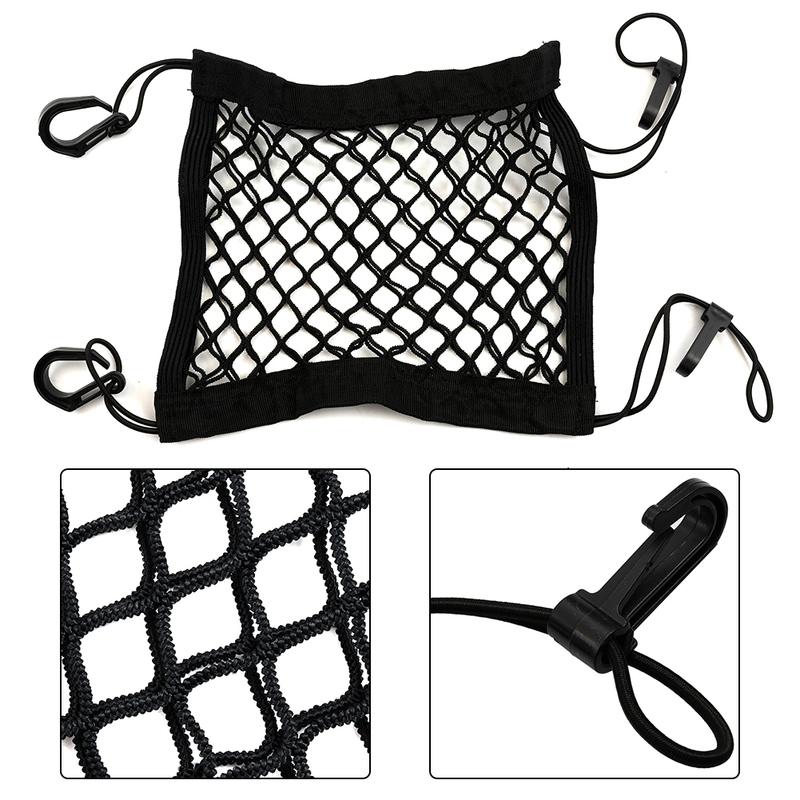 Motorcycle Luggage Net Motorcycle Helmet StorageTrunk Bag Hook Hold Bag Cargo Bike Scooter Mesh Storage Bag Cargo Sorting Net