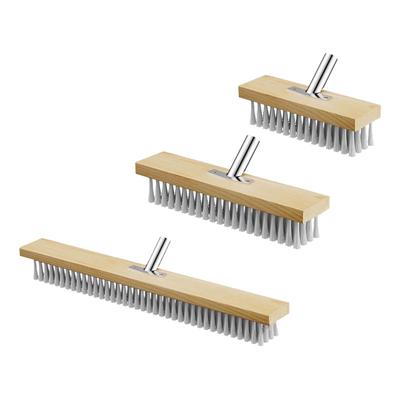 Floor Scrub Brush Head Cleaning Brush Rough Wire Brush for Outyard Rough Surfaces Concrete Floor Tile Surfaces Wooden Decks