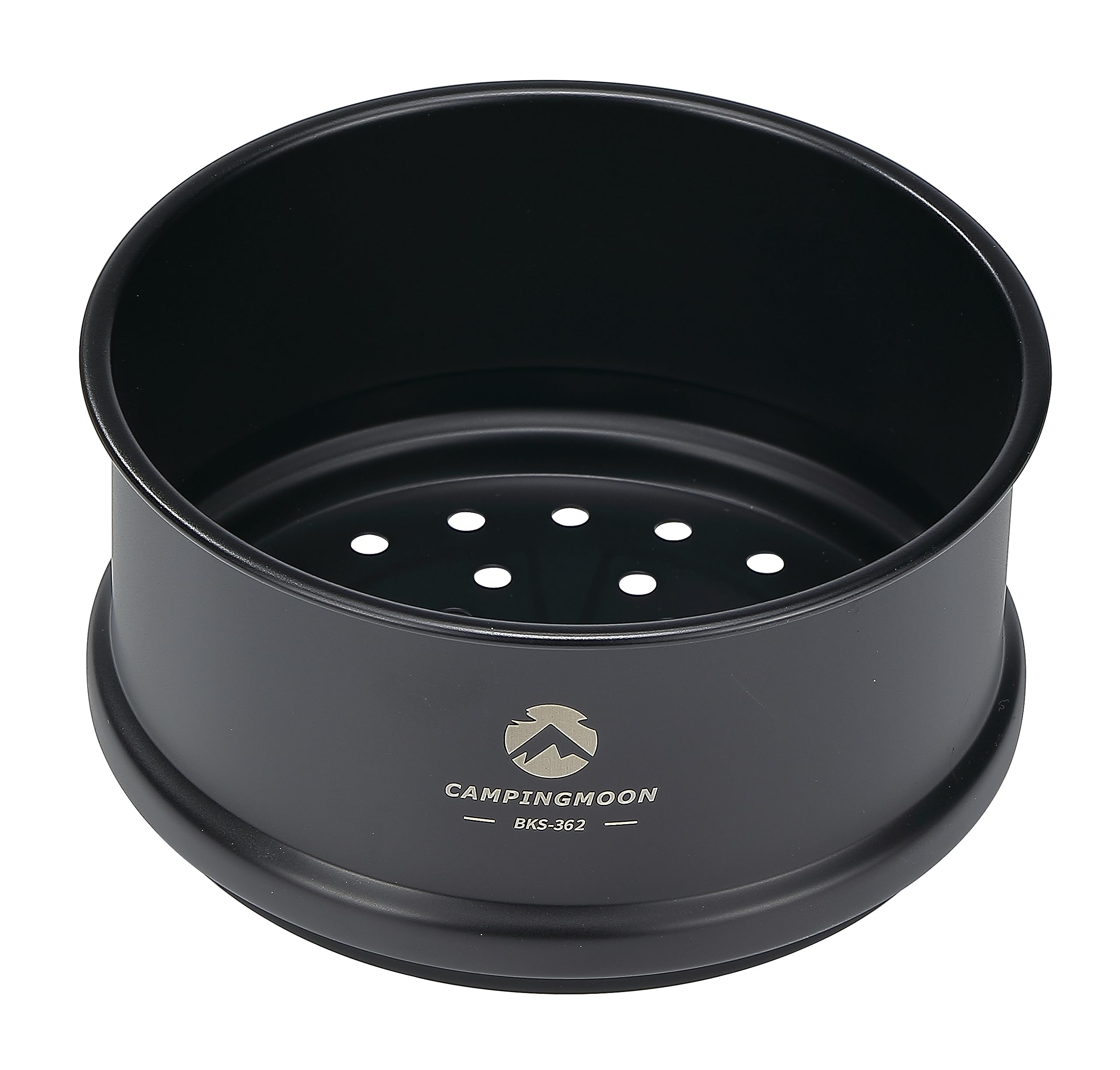 

CAMPING MOON Sierra Steamer, Sierra Cup, Steamer, Steamed Dim Sum, Mini Steamer, Stainless Steel, Black, 12cm Diameter, BKS362