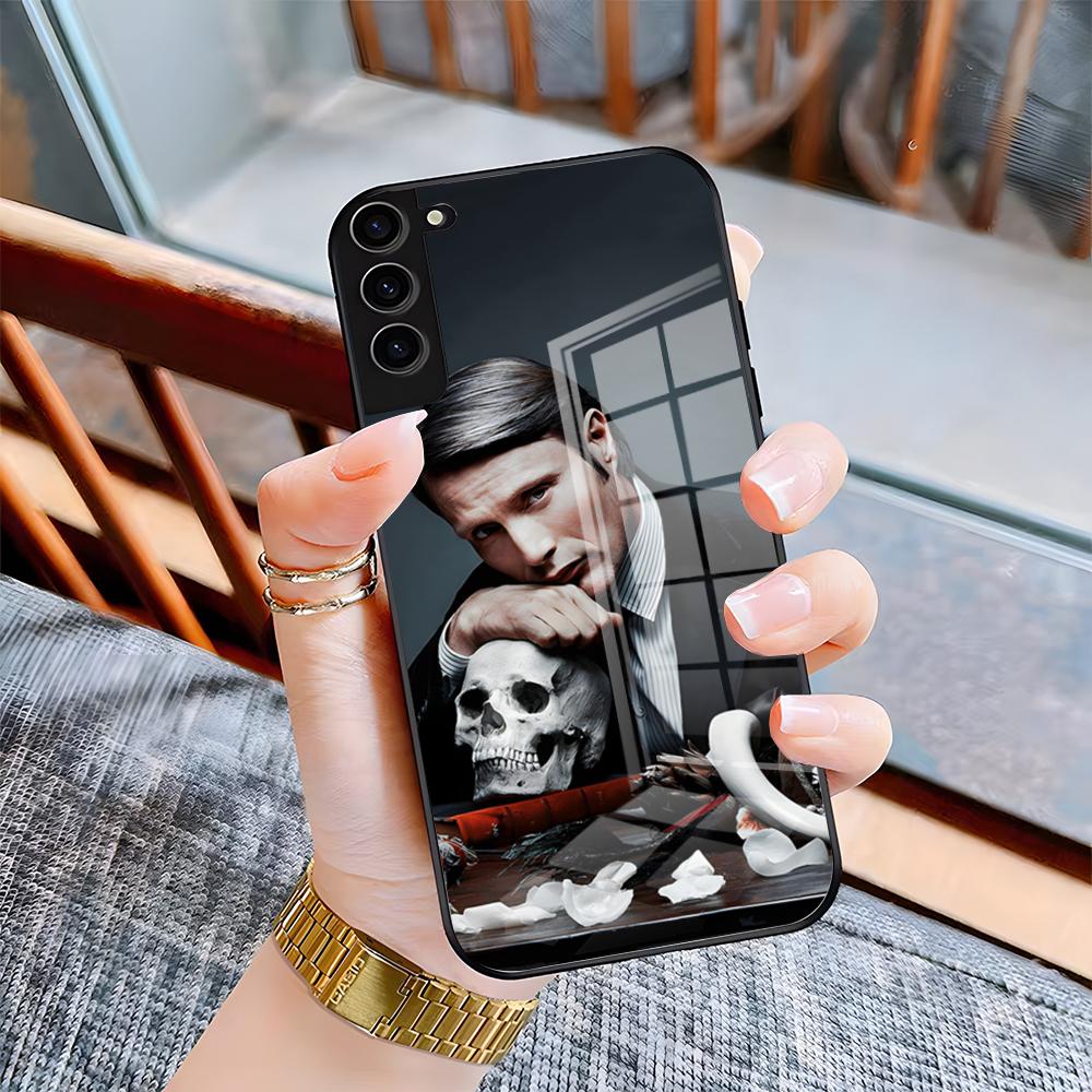 Horror TV Series Hannibal Phone Case For Samsung S26 S25 Plus S20 S20 Plus S22 Ultra S23 FE S21 Plus S21 Ultra Glass Cover