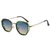 New Steampunk Sunglasses Men's Metal Polygon Large Frame Trendy Sunglasses Men's M5242