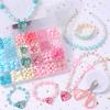 Beaded Toy Kit for Girls: DIY String Beads for Handmade Necklaces - Educational Birthday Gift