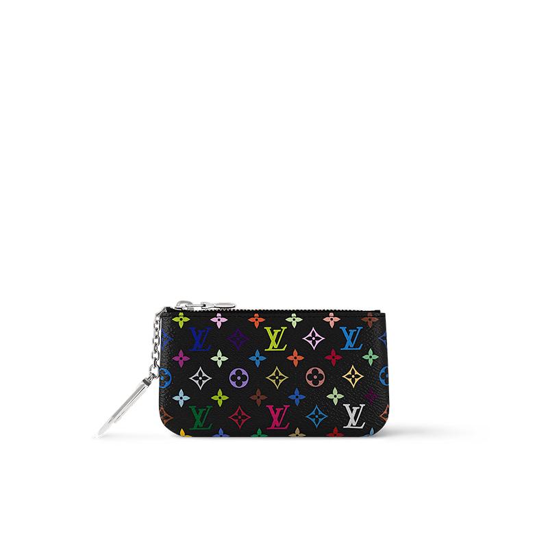 

Louis Vuitton x Takashi Murakami Pochette Cles Monogram Zipper Wallet Unisex Wallet Black M13664 Box(Basic Set+Box)