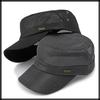Flat Breathable Mesh Outdoor CZA244 [White Fang] Hat, Cap, Hat, Simple, Men's, Women's, (Dark Gray)