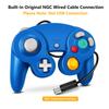 GameCube Controller, Classic Wired Controller for Wii and Nintendo GameCube (Red & Blue)