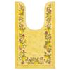 Oka (OKA) Provence Ciel Long Toilet Mat, Approx. 105 Cm X 63 Cm, Yellow (Washable, Stylish, Wide, Nordic, Large)