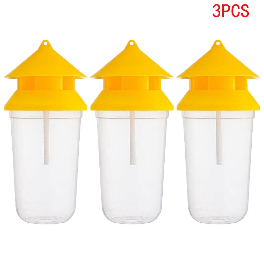 1/2/3/5PCS Wasp Trap Fruit Fly Flies Insect Bug Hanging Honey-Trap Catcher Killer No-Poison Hanging Tree Pest Control For Tool