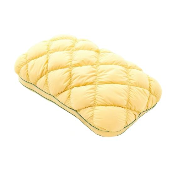 Yousheng Pineapple Bun Pillow, Fluffy Quilted Bed Pillow, Cooling Marshmallow-Soft Pillow for Adults Bedroom Dorm Bed Sleeping