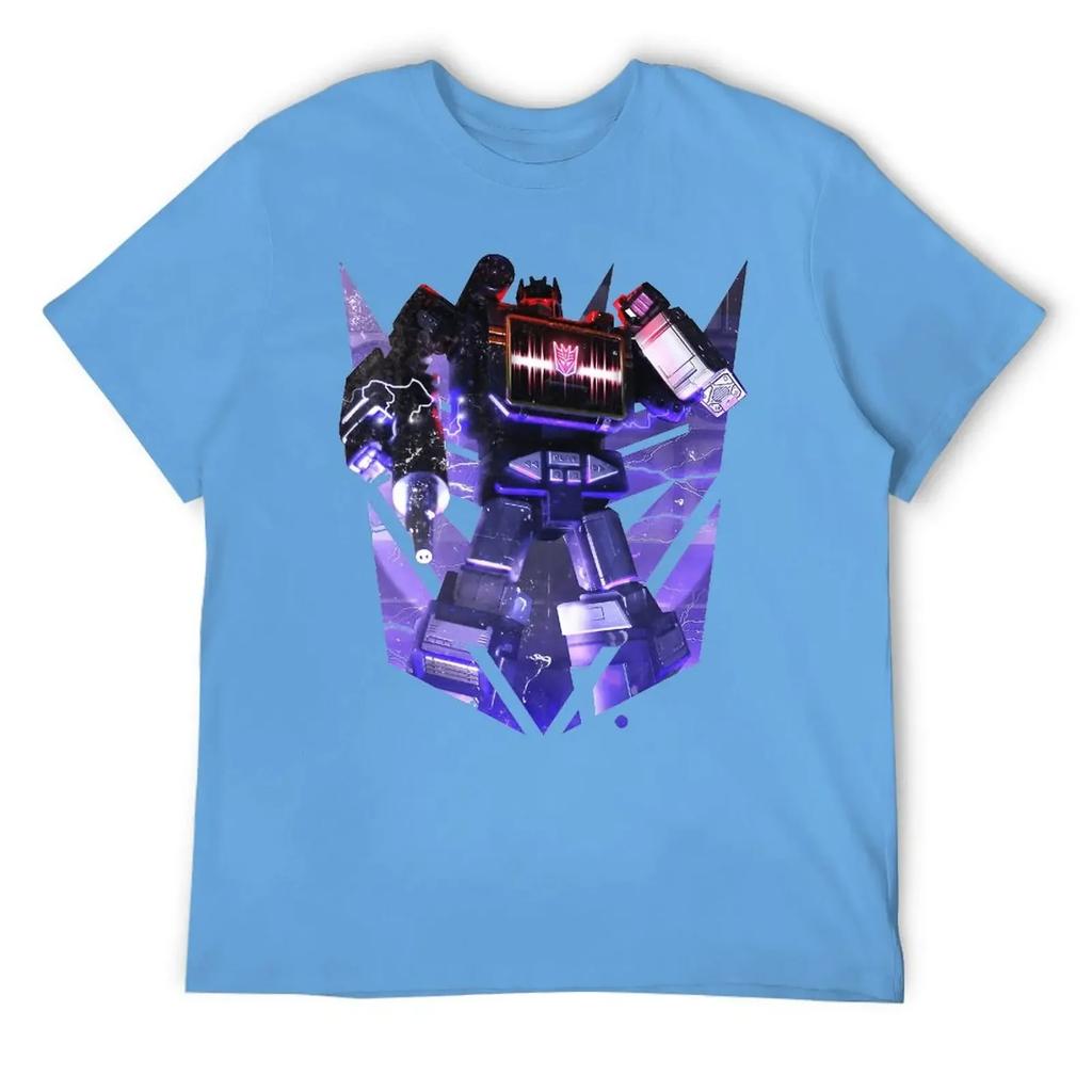 Czarny Decepticon Soundwave Wordtee Vintage 13 T-shirt Move Tees Casual Graficzny Śmieszny Nowość Dom Eur Okrągły Dekolt Transformer
