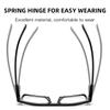 New Style Square Frame Big Face Slimming Reading Glasses Trendy Rice Nail Reading Glasses